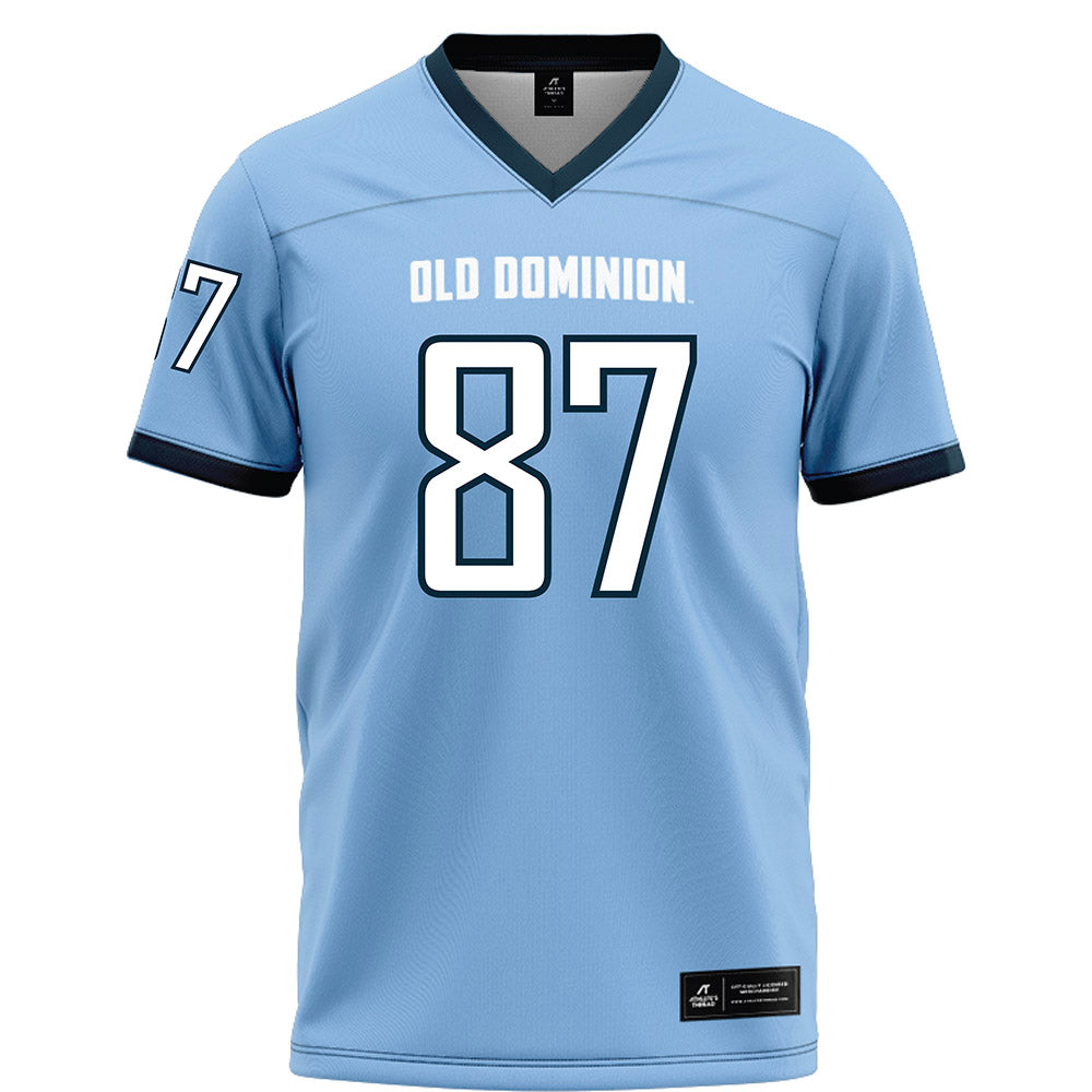 Old Dominion - NCAA Football : Trey Lancaster - Light blue Football Jersey