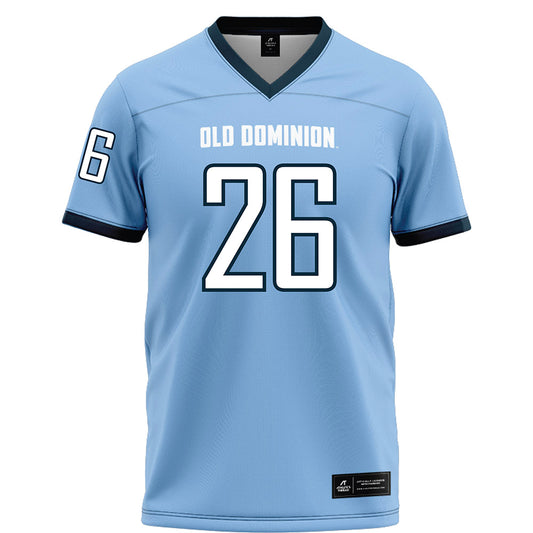 Old Dominion - NCAA Football : JC Cloutier - Light blue Football Jersey