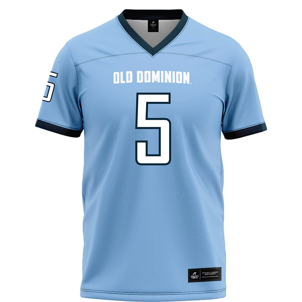 Old Dominion - NCAA Football : Brandon Crutchfield - Light blue Football Jersey-0