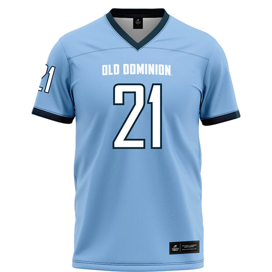 Old Dominion - NCAA Football : Caleb Bishop - Light blue Football Jersey-0