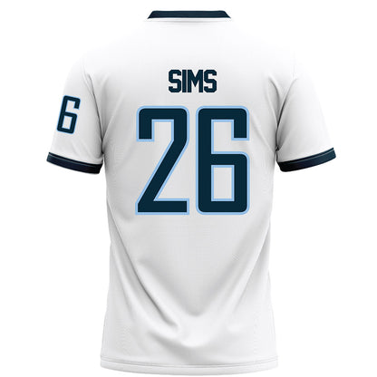 Old Dominion - NCAA Football : Tariq Sims - White Football Jersey