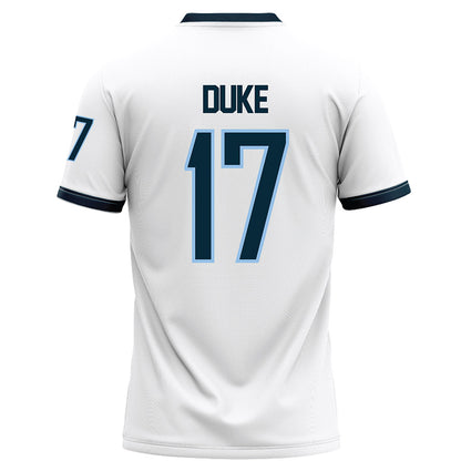 Old Dominion - NCAA Football : Damon Duke - White Football Jersey-1