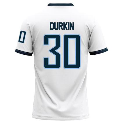 Old Dominion - NCAA Football : Brendan Durkin - White Football Jersey-1