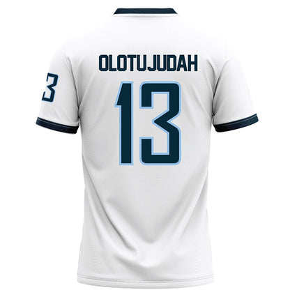 Old Dominion - NCAA Football : Jed Olotu-Judah - White Football Jersey