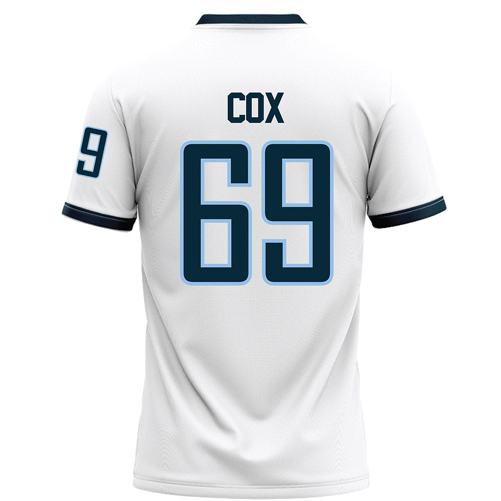 Old Dominion - NCAA Football : Logan Cox - White Football Jersey-1