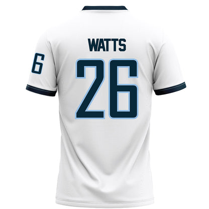 Old Dominion - NCAA Football : Justin Watts - White Football Jersey-1