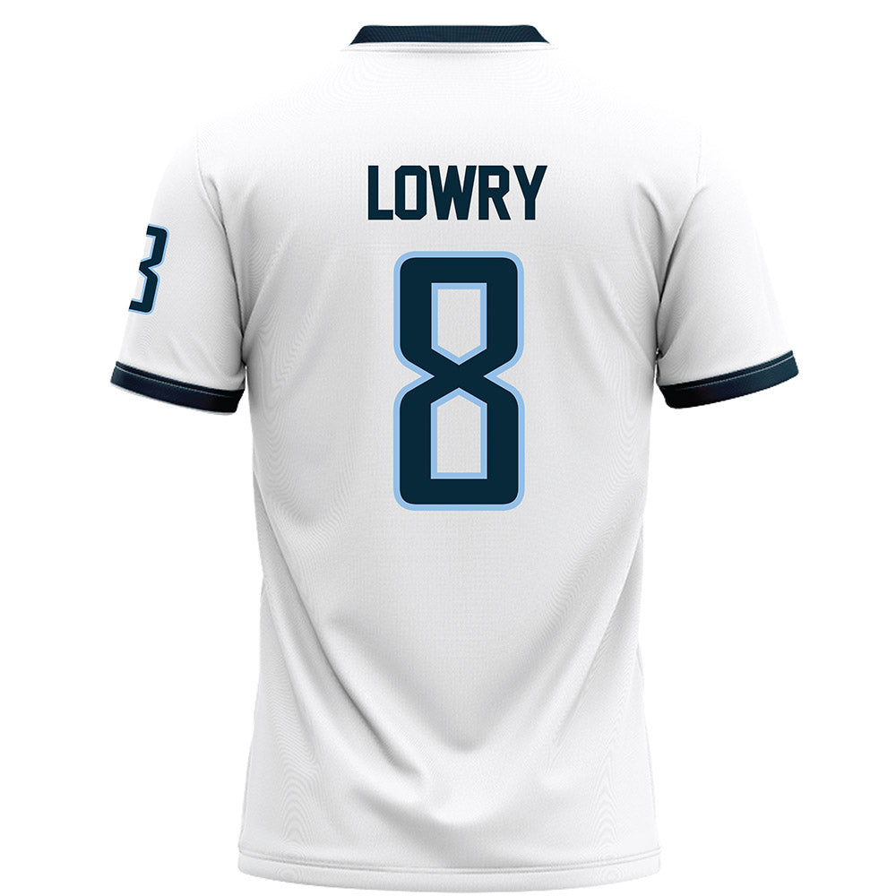 Old Dominion - NCAA Football : Denzel Lowry - White Football Jersey