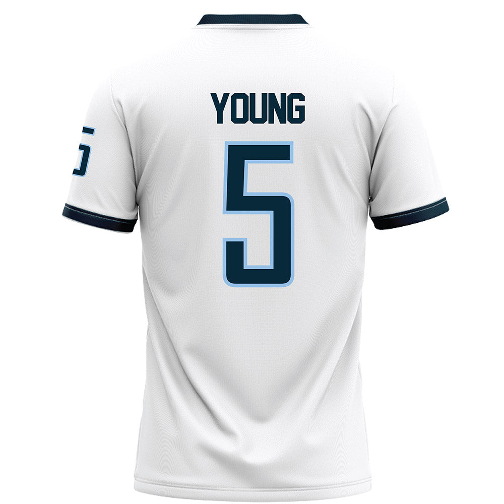 Old Dominion - NCAA Football : Aaron Young - White Football Jersey