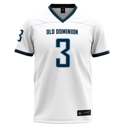 Old Dominion - NCAA Football : Devin Roche - White Football Jersey