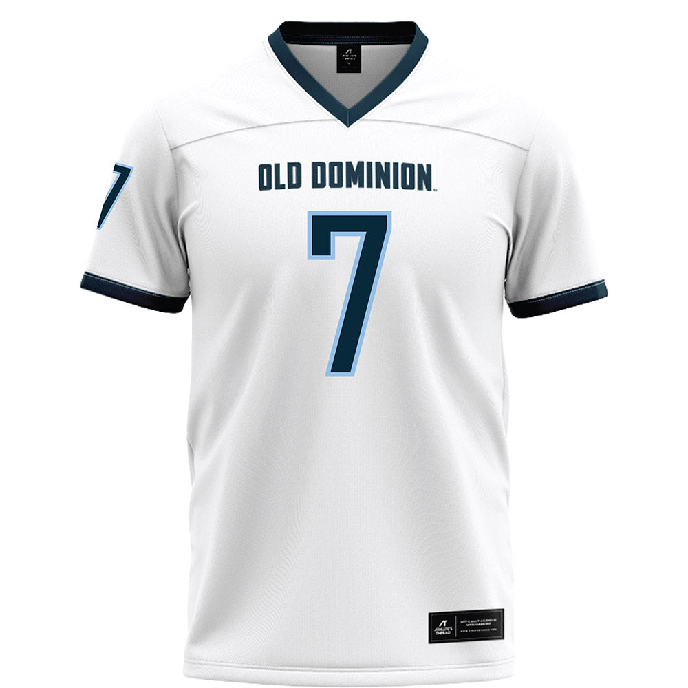 Old Dominion - NCAA Football : Ryan Ramey - White Football Jersey-0