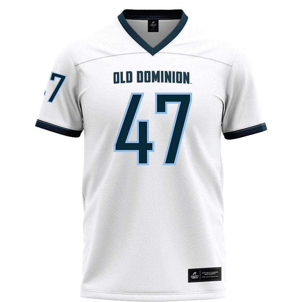 Old Dominion - NCAA Football : Ethan Chang - White Football Jersey