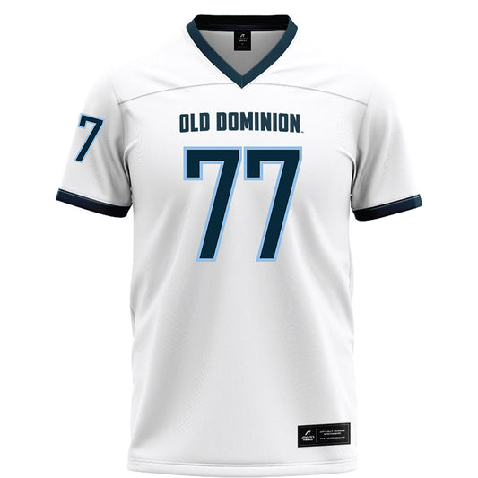 Old Dominion - NCAA Football : Josh Schuetzmann - White Football Jersey-0