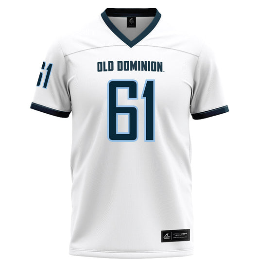 Old Dominion - NCAA Football : Jack Scala - White Football Jersey-0