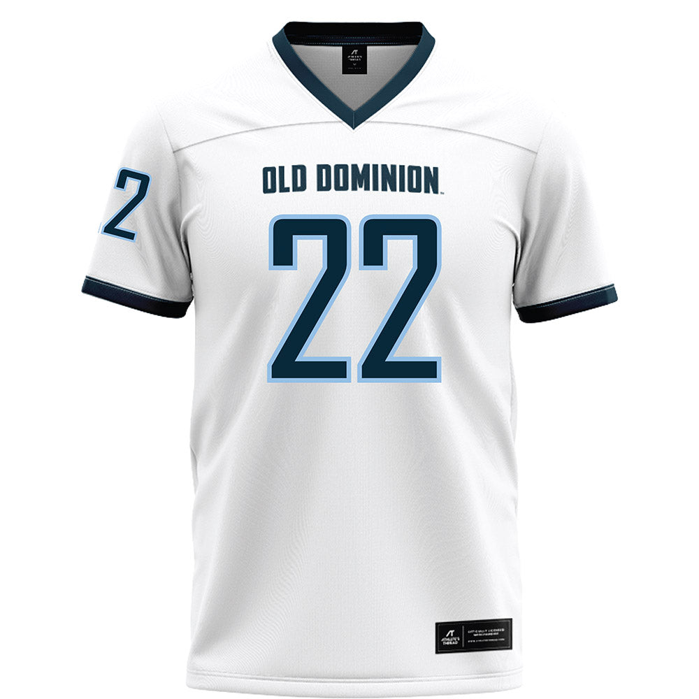 Old Dominion - NCAA Football : AJ Ashworth - White Football Jersey-0