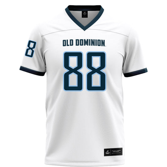 Old Dominion - NCAA Football : Karl Peterson - White Football Jersey-0