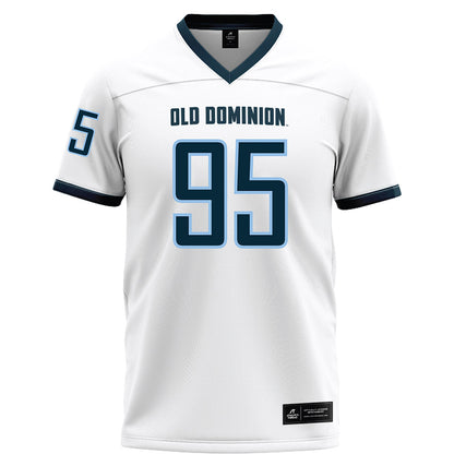 Old Dominion - NCAA Football : Ahmaad Foster - White Football Jersey