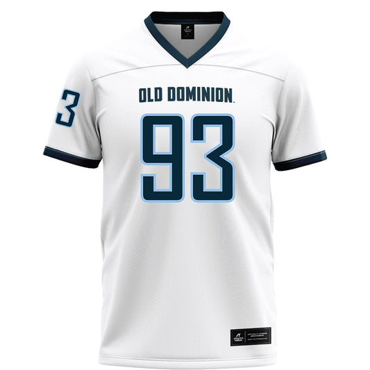 Old Dominion - NCAA Football : Nathanial Eichner - White Football Jersey