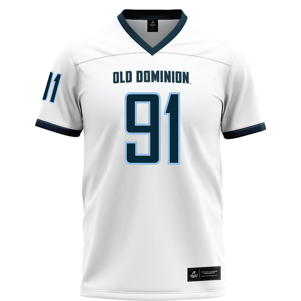 Old Dominion - NCAA Football : Gavin Harrison - White Football Jersey-0