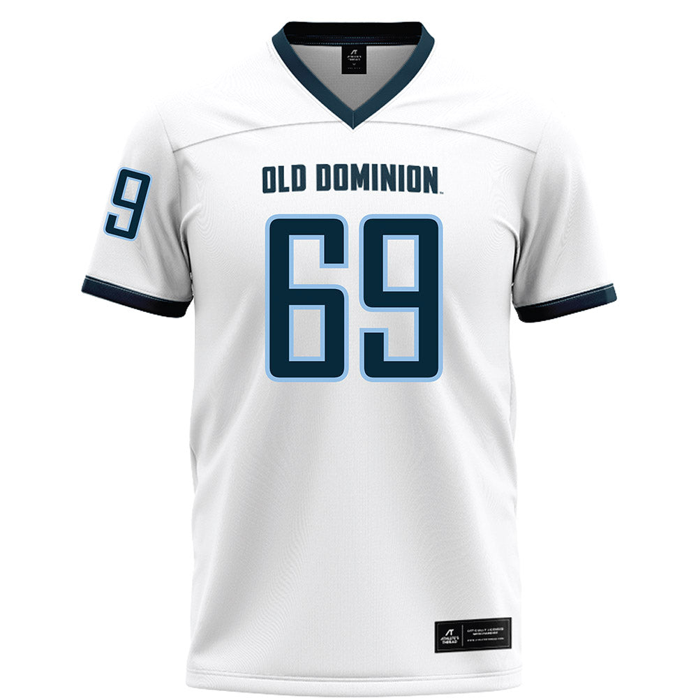Old Dominion - NCAA Football : Logan Cox - White Football Jersey-0