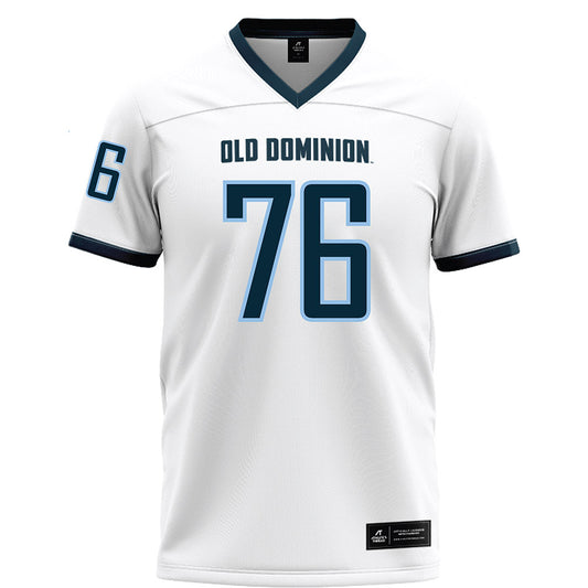 Old Dominion - NCAA Football : Joshua Schuetzmann - White Football Jersey