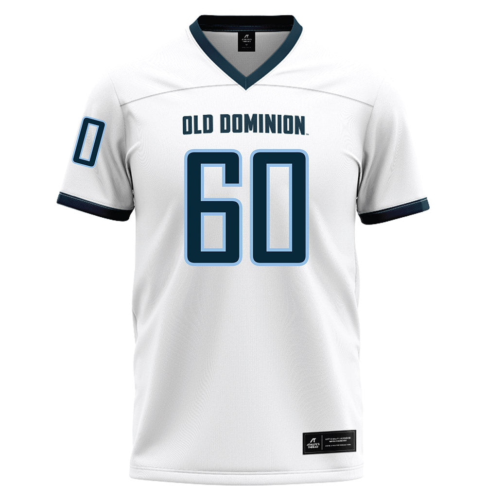 Old Dominion - NCAA Football : Braden Ellis - White Football Jersey-0