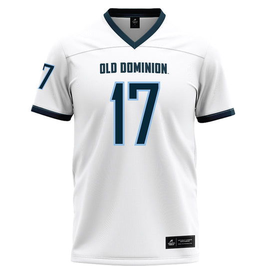 Old Dominion - NCAA Football : Damon Duke - White Football Jersey-0