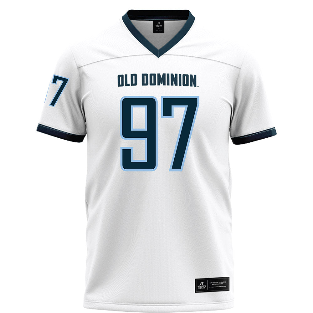 Old Dominion - NCAA Football : Mikhail Iakovlev - White Football Jersey-0
