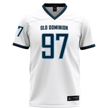 Old Dominion - NCAA Football : Mikhail Iakovlev - White Football Jersey-0