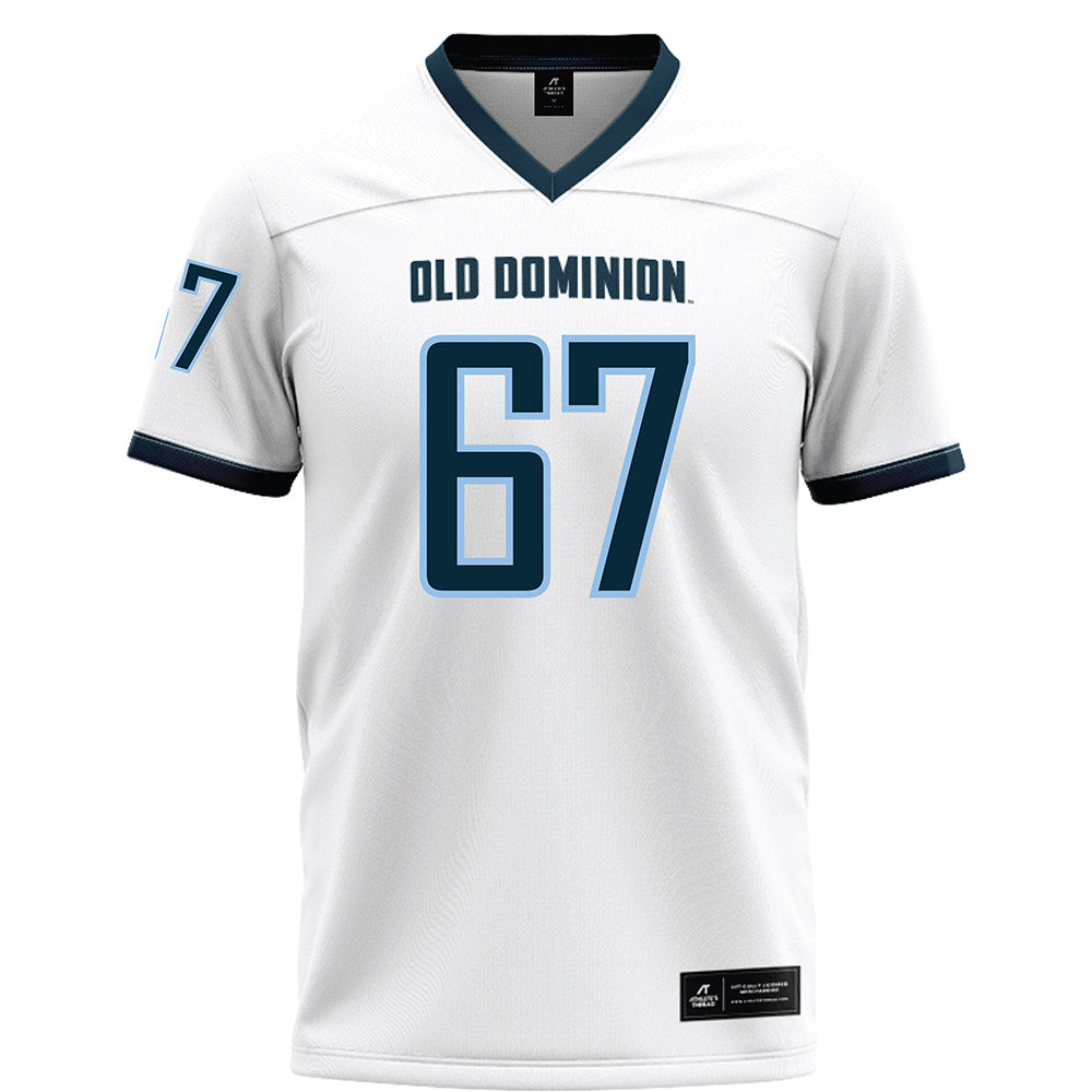 Old Dominion - NCAA Football : Kainan Miller - White Football Jersey