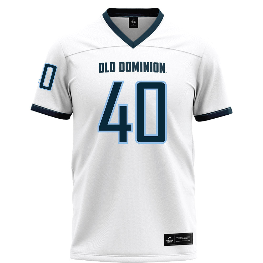Old Dominion - NCAA Football : Hunter Malecki - White Football Jersey-0
