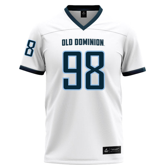 Old Dominion - NCAA Football : Chris Spencer - White Football Jersey