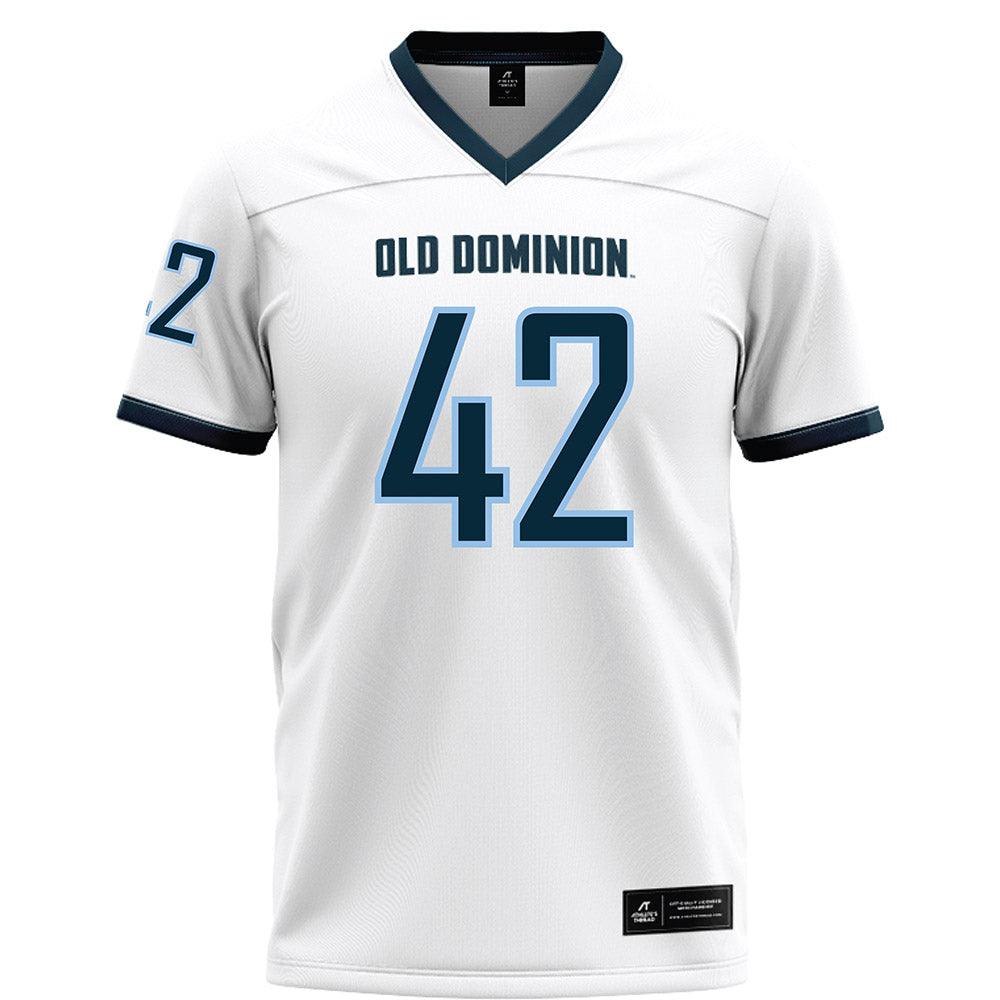 Old Dominion - NCAA Football : Jason Henderson - White Football Jersey