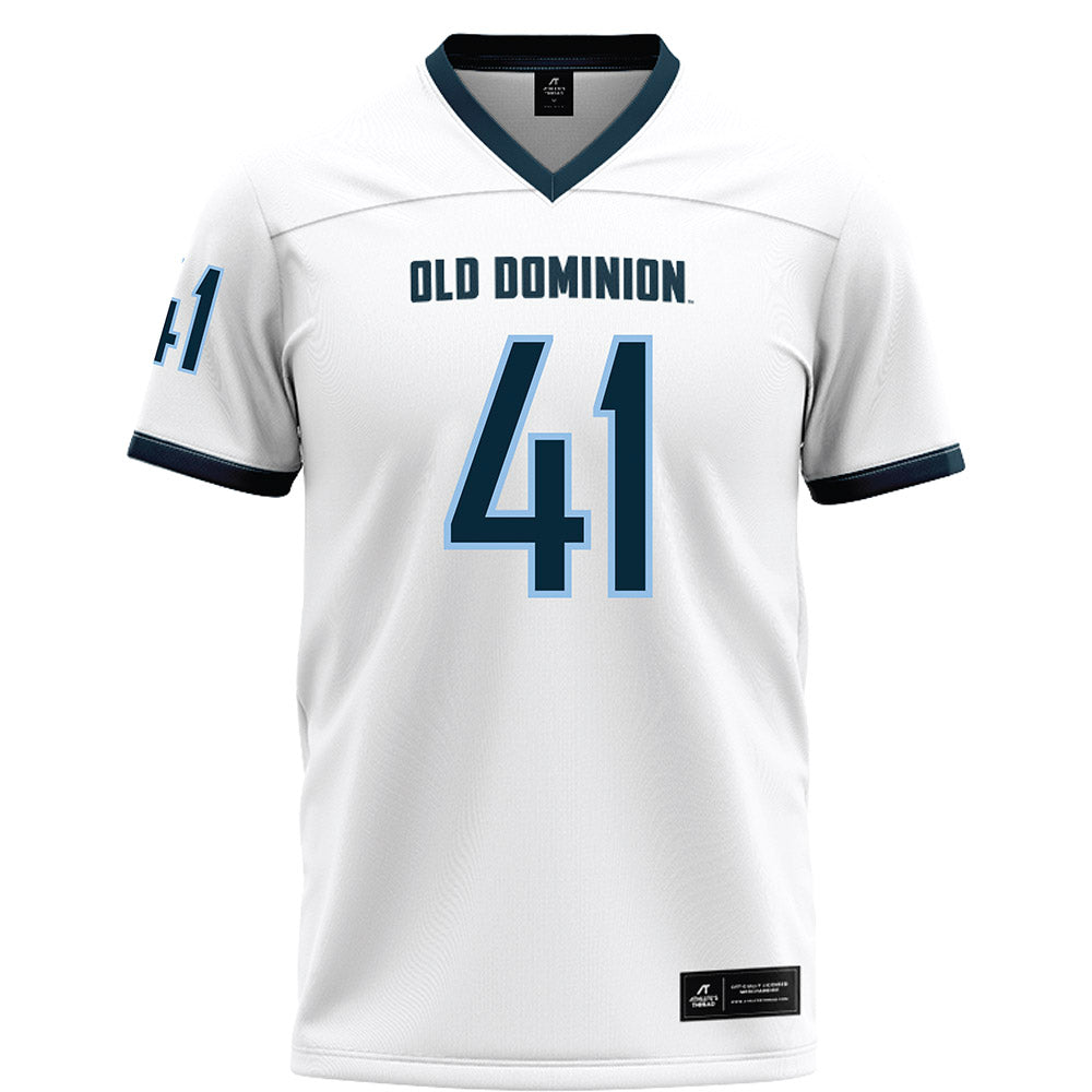 Old Dominion - NCAA Football : Gage Sawyers - White Football Jersey