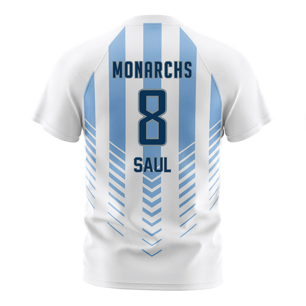 Old Dominion - NCAA Men's Soccer : Barrett Saul - White Soccer Jersey-1