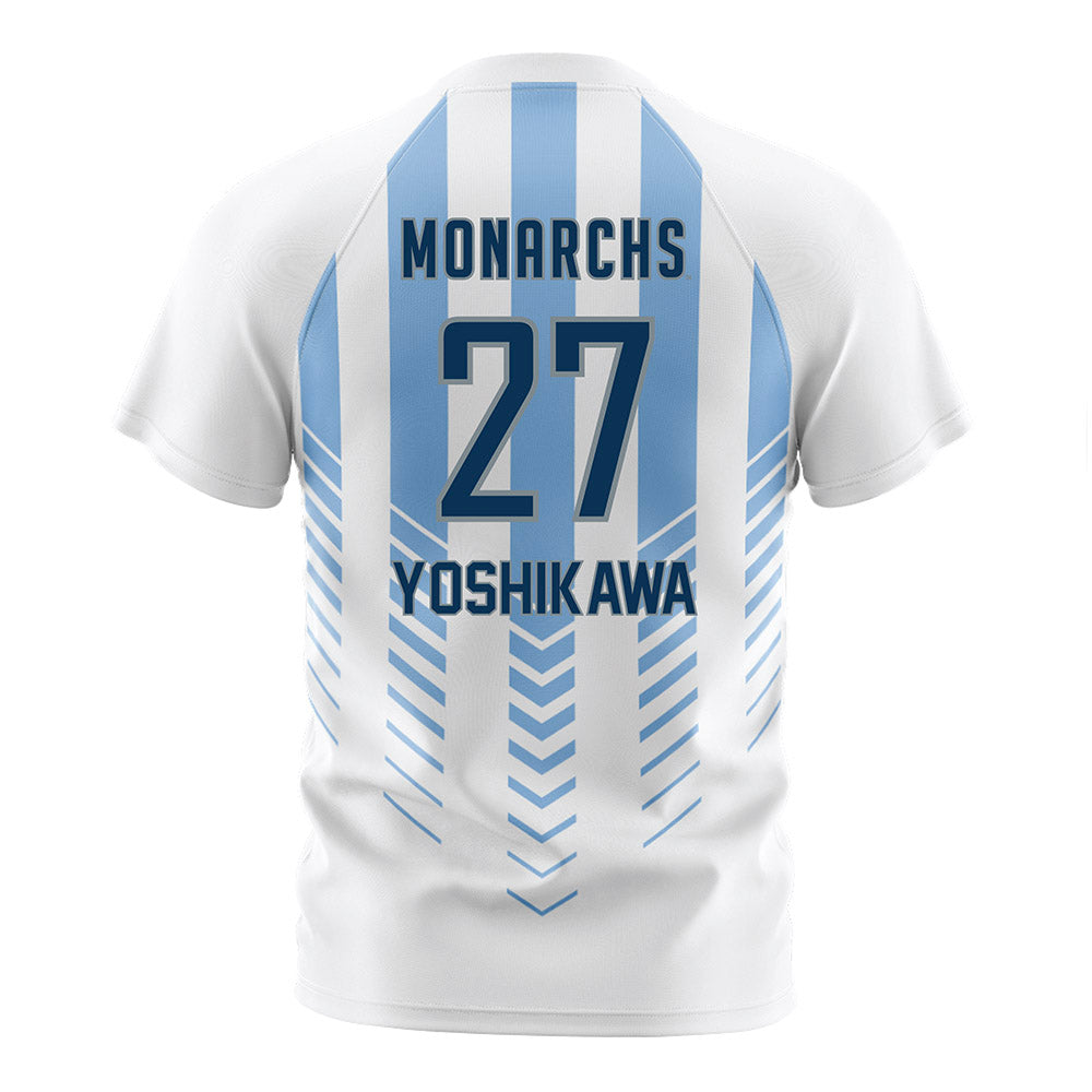 Old Dominion - NCAA Men's Soccer : Kosuke Yoshikawa - White Soccer Jersey-1