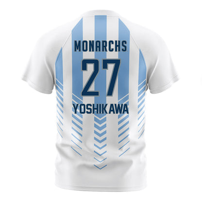 Old Dominion - NCAA Men's Soccer : Kosuke Yoshikawa - White Soccer Jersey-1