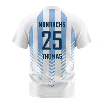 Old Dominion - NCAA Men's Soccer : Conor Thomas - White Soccer Jersey