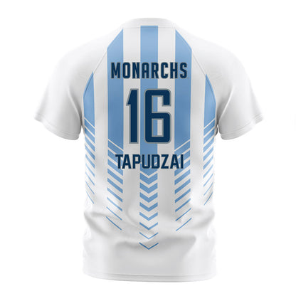 Old Dominion - NCAA Men's Soccer : Tafadzwa Tapudzai - White Soccer Jersey