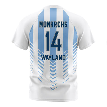 Old Dominion - NCAA Men's Soccer : Micah Wayland - White Soccer Jersey-1