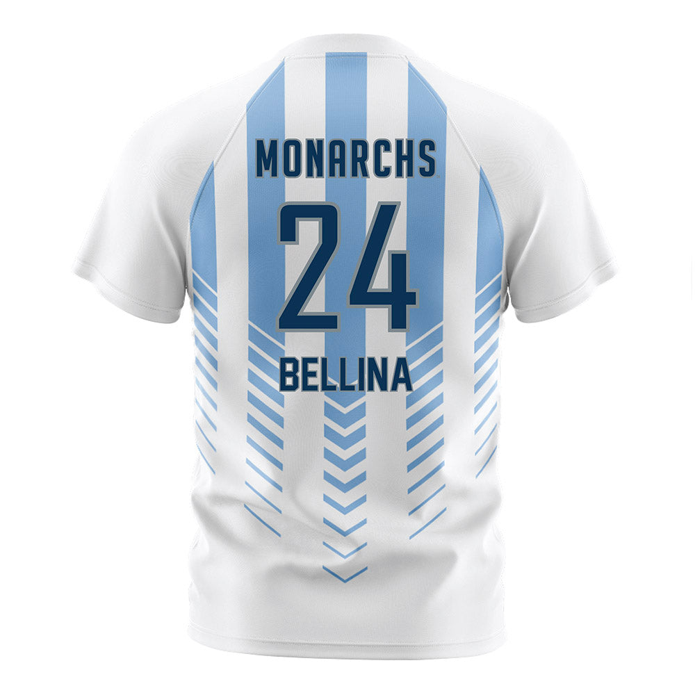 Old Dominion - NCAA Men's Soccer : Logan Bellina - White Soccer Jersey-1