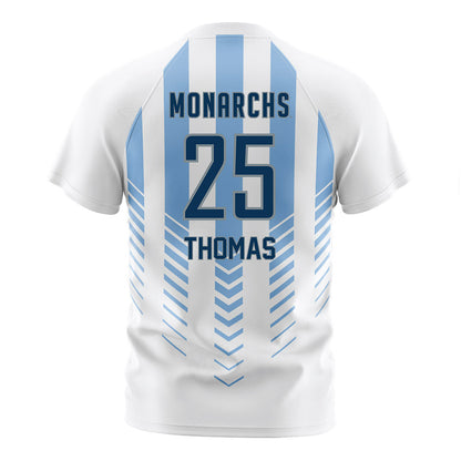 Old Dominion - NCAA Men's Soccer : Conor Thomas - White Soccer Jersey-1