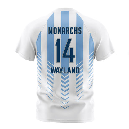 Old Dominion - NCAA Men's Soccer : Micah Wayland - White Soccer Jersey