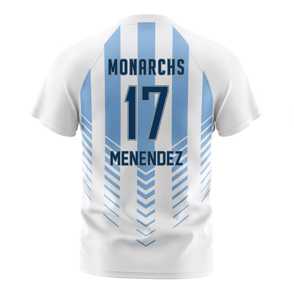Old Dominion - NCAA Men's Soccer : Miguel Menendez - White Soccer Jersey-1