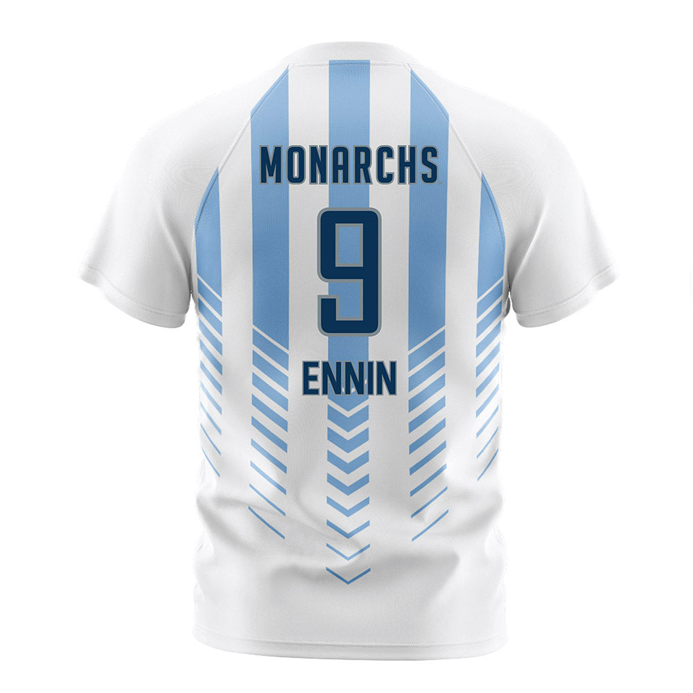 Old Dominion - NCAA Men's Soccer : Timothy ennin - White Soccer Jersey