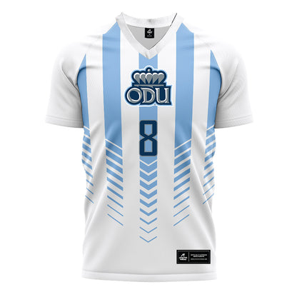 Old Dominion - NCAA Men's Soccer : Barrett Saul - White Soccer Jersey-0