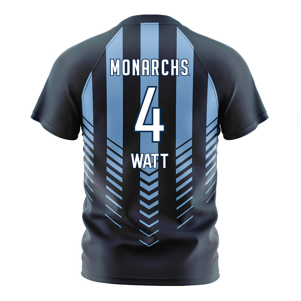 Old Dominion - NCAA Men's Soccer : Evan Watt - Navy Soccer Jersey-1