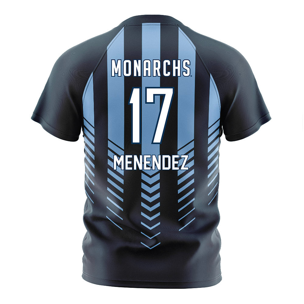 Old Dominion - NCAA Men's Soccer : Miguel Menendez - Navy Soccer Jersey-1