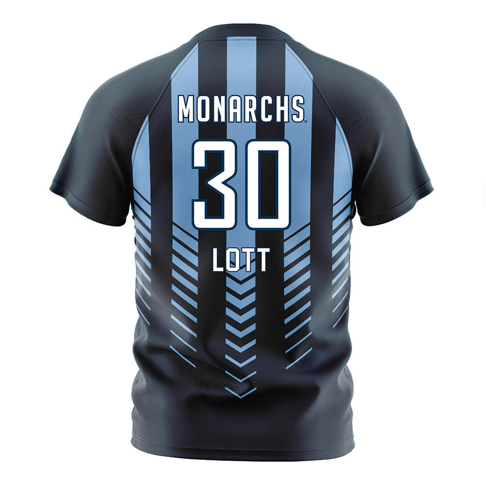 Old Dominion - NCAA Men's Soccer : Jago Lott - Navy Soccer Jersey-1