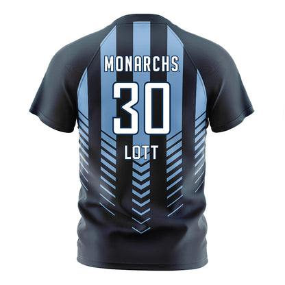 Old Dominion - NCAA Men's Soccer : Jago Lott - Navy Soccer Jersey-1