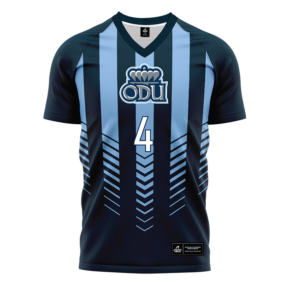 Old Dominion - NCAA Men's Soccer : Evan Watt - Navy Soccer Jersey-0